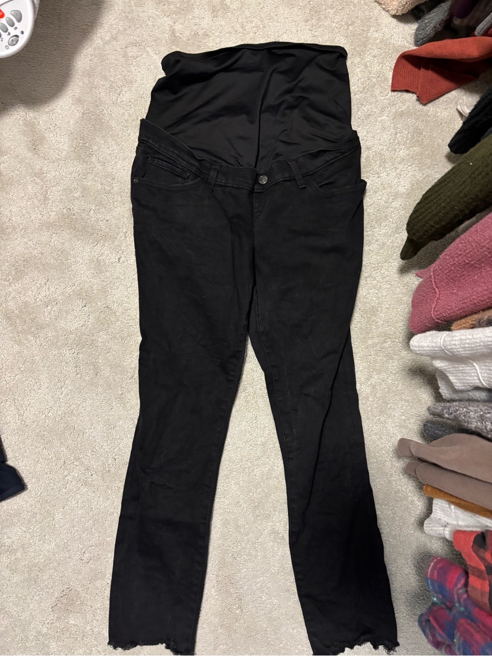 Abercrombie & Fitch Black Maternity Skinny Jeans